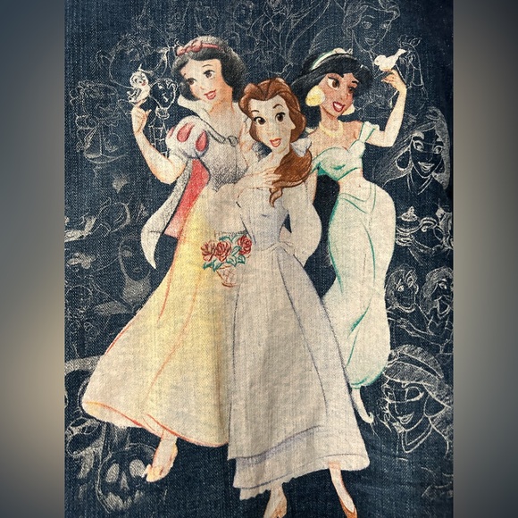 Disney Store Studio Collection Vintage Princess Denim Jean Jacket, Size S. - Picture 2 of 5